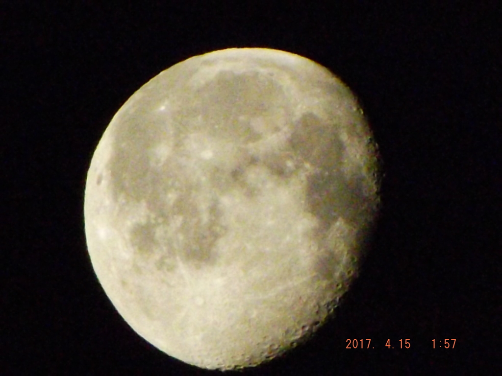 2017/04/15（土）のお月様