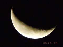 2016/12/24（土）のお月様