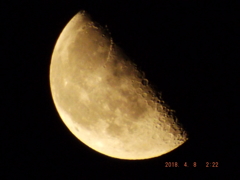 2018/04/08(日)のお月様