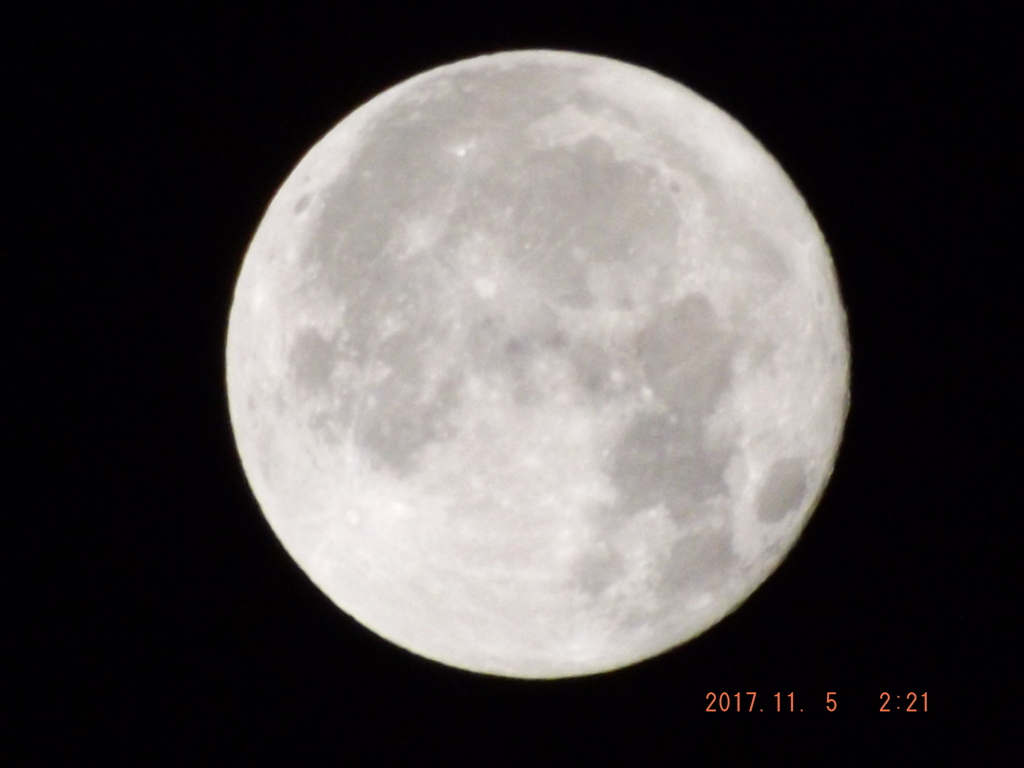 2017/11/05（日）のお月様