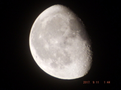 2017/09/11（月）のお月様
