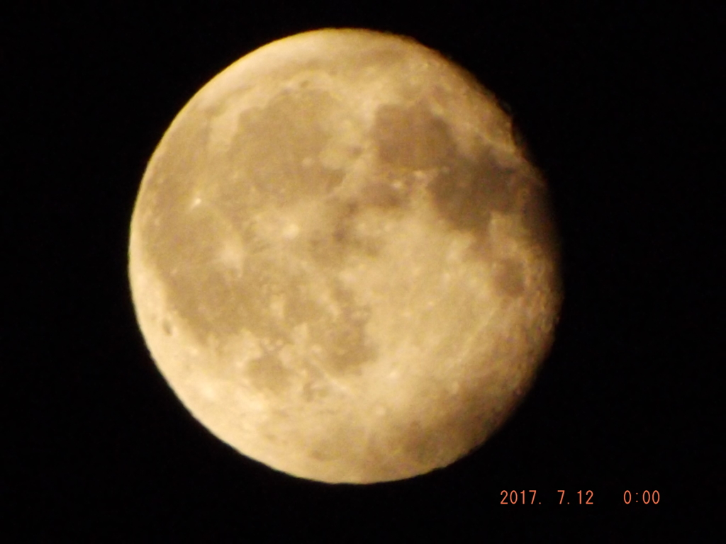 2017/07/12（水）のお月様