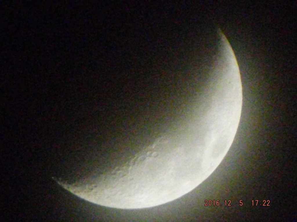 2016/12/05（月）のお月様