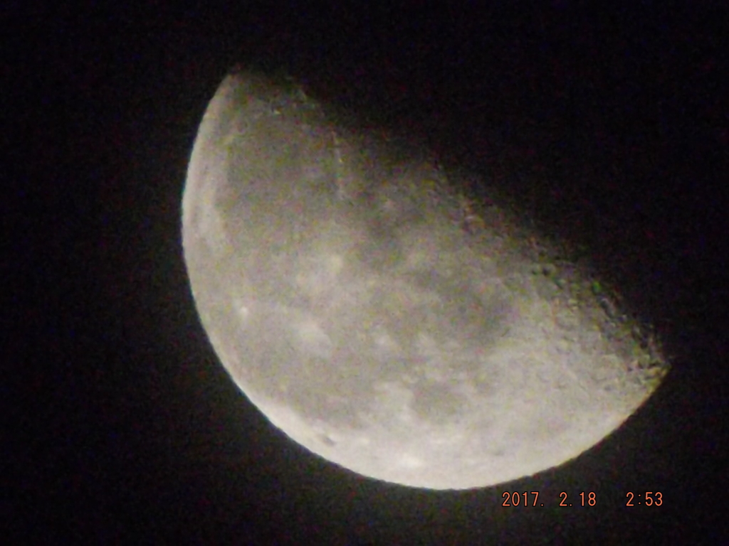 2017/02/18（土）のお月様