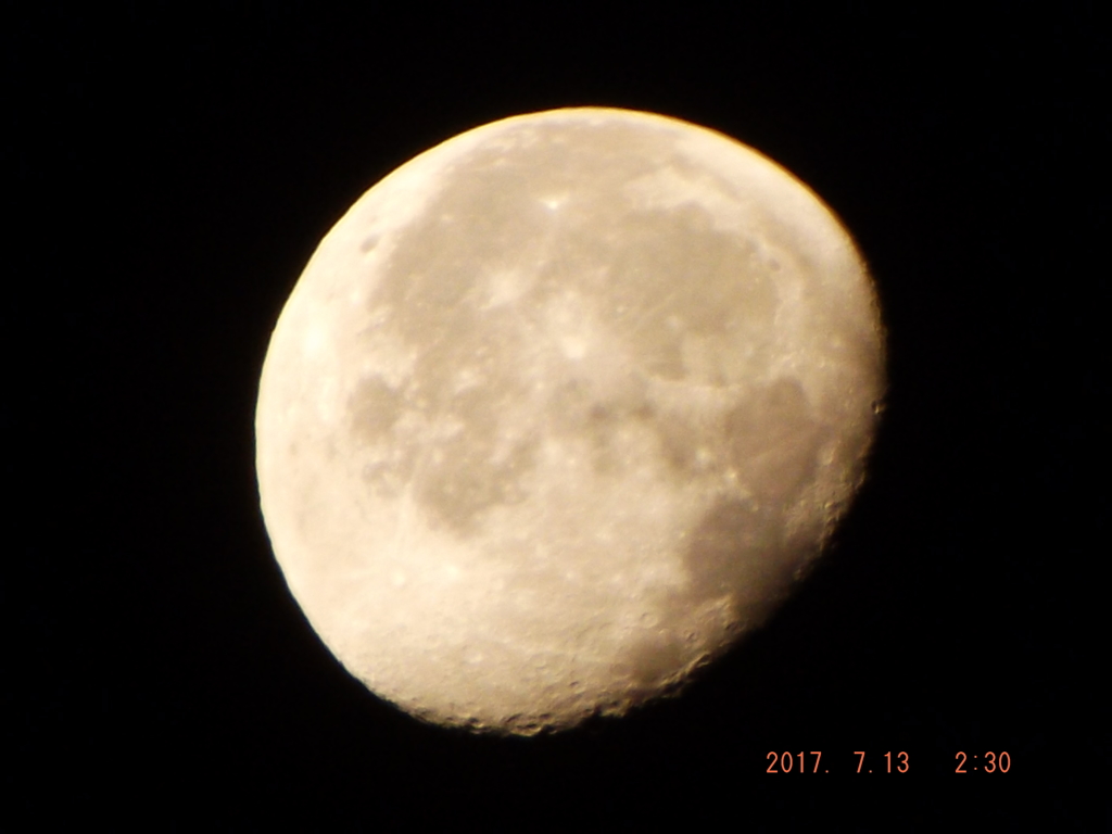 2017/07/13（木）のお月様