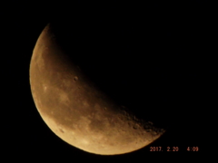 2017/02/20（月）のお月様