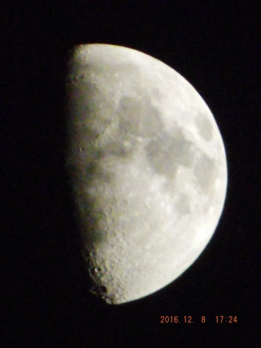 2016/12/08（木）のお月様