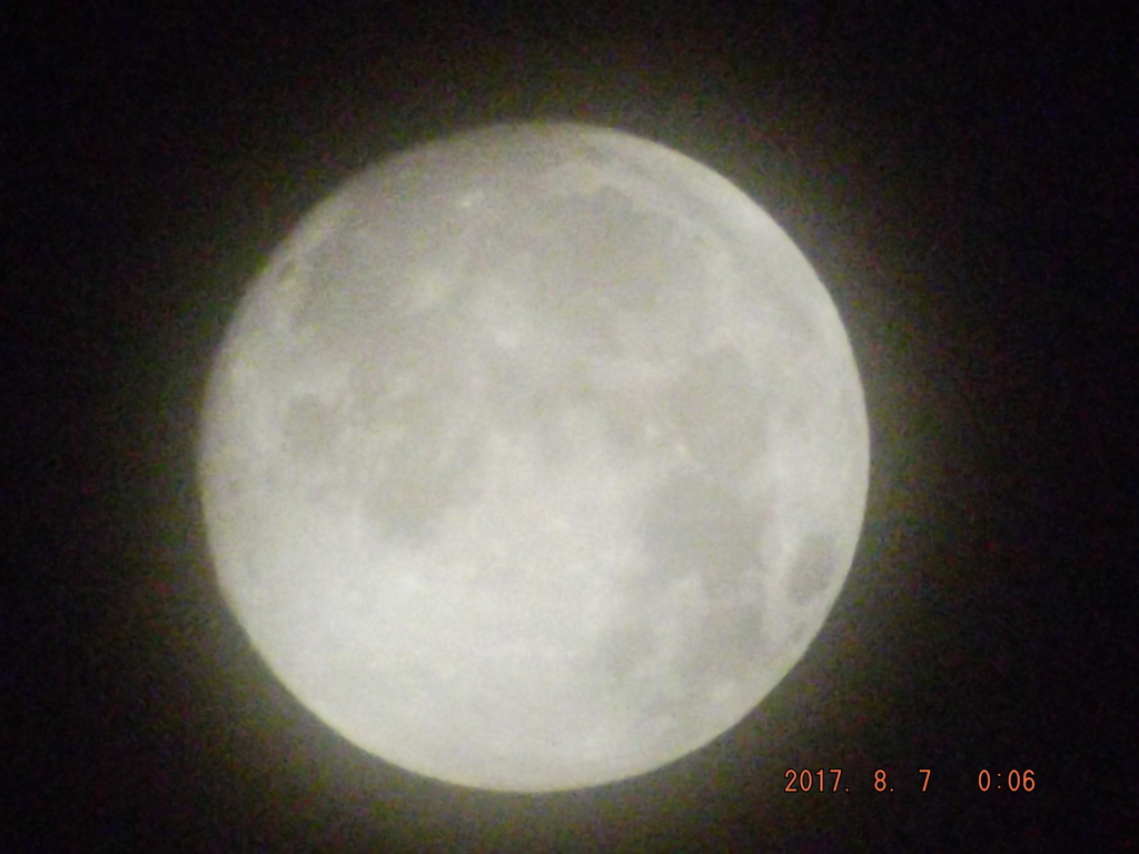 2017/08/07（月）のお月様