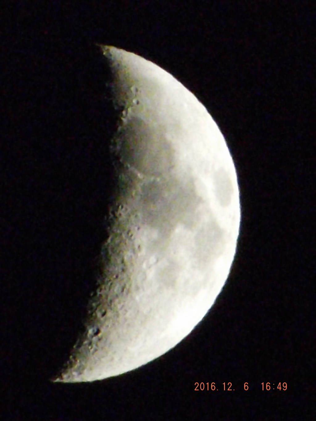 2016/12/06（火）のお月様