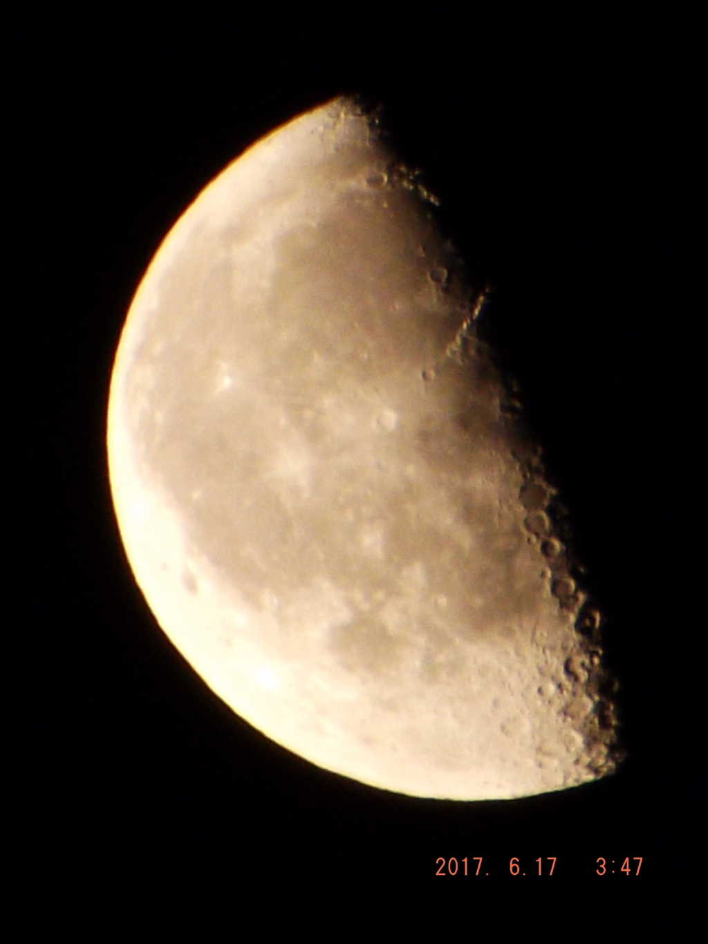 2017/06/17（土）のお月様