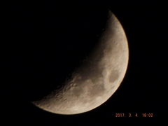 2017/03/04(土)のお月様