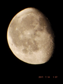 2017/07/14（金）のお月様