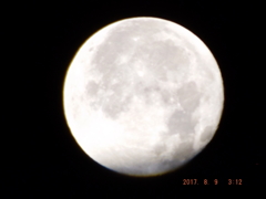2017/08/09（水）のお月様