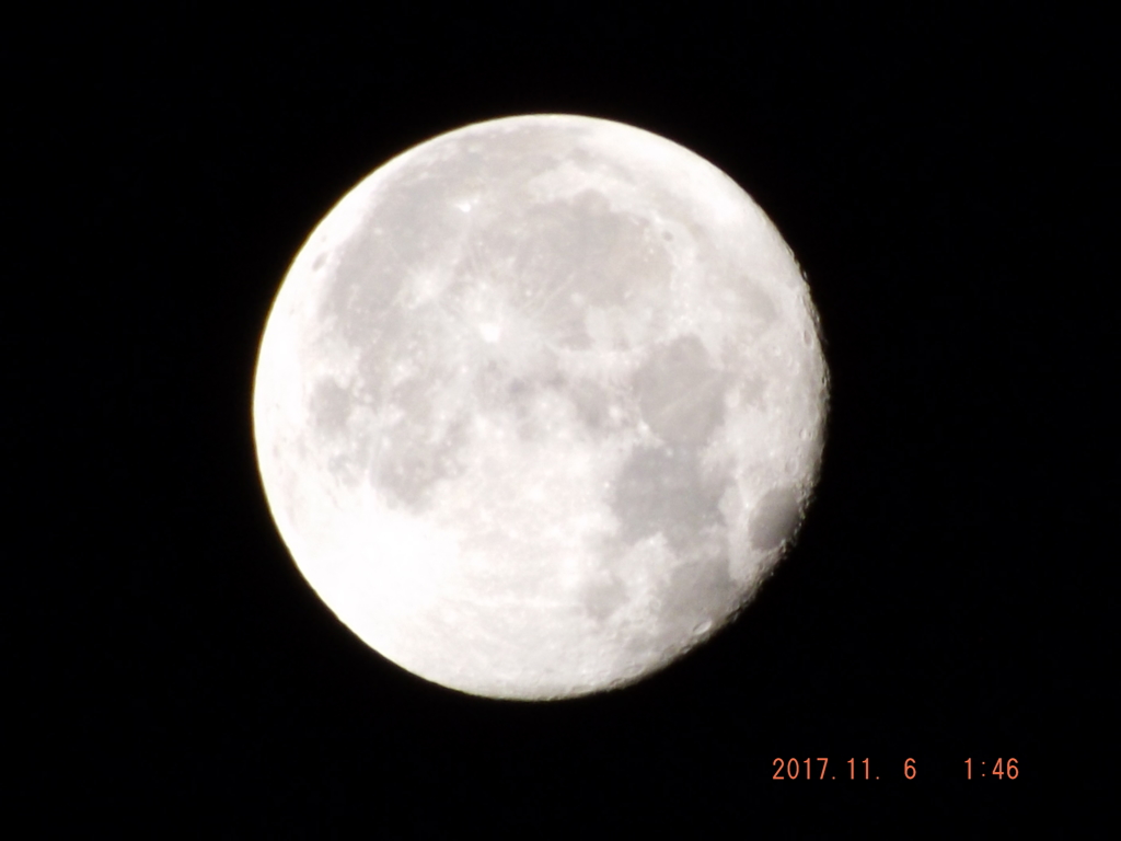 2017/11/06（月）のお月様