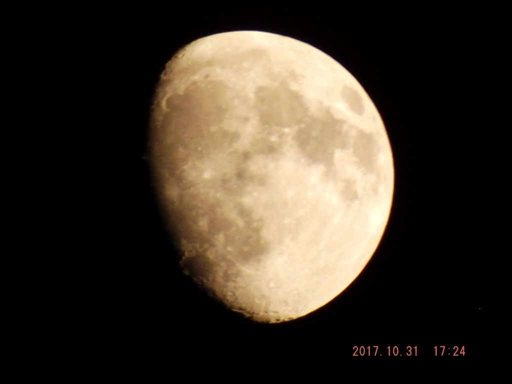 2017/10/31（火）のお月様