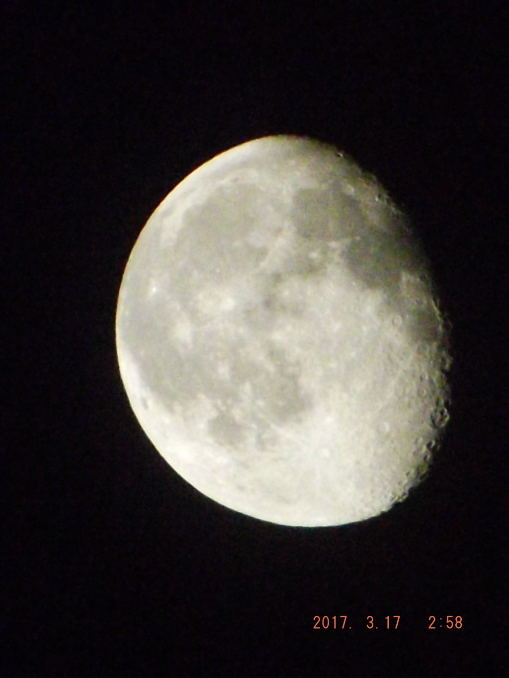 2017/03/17（金）のお月様