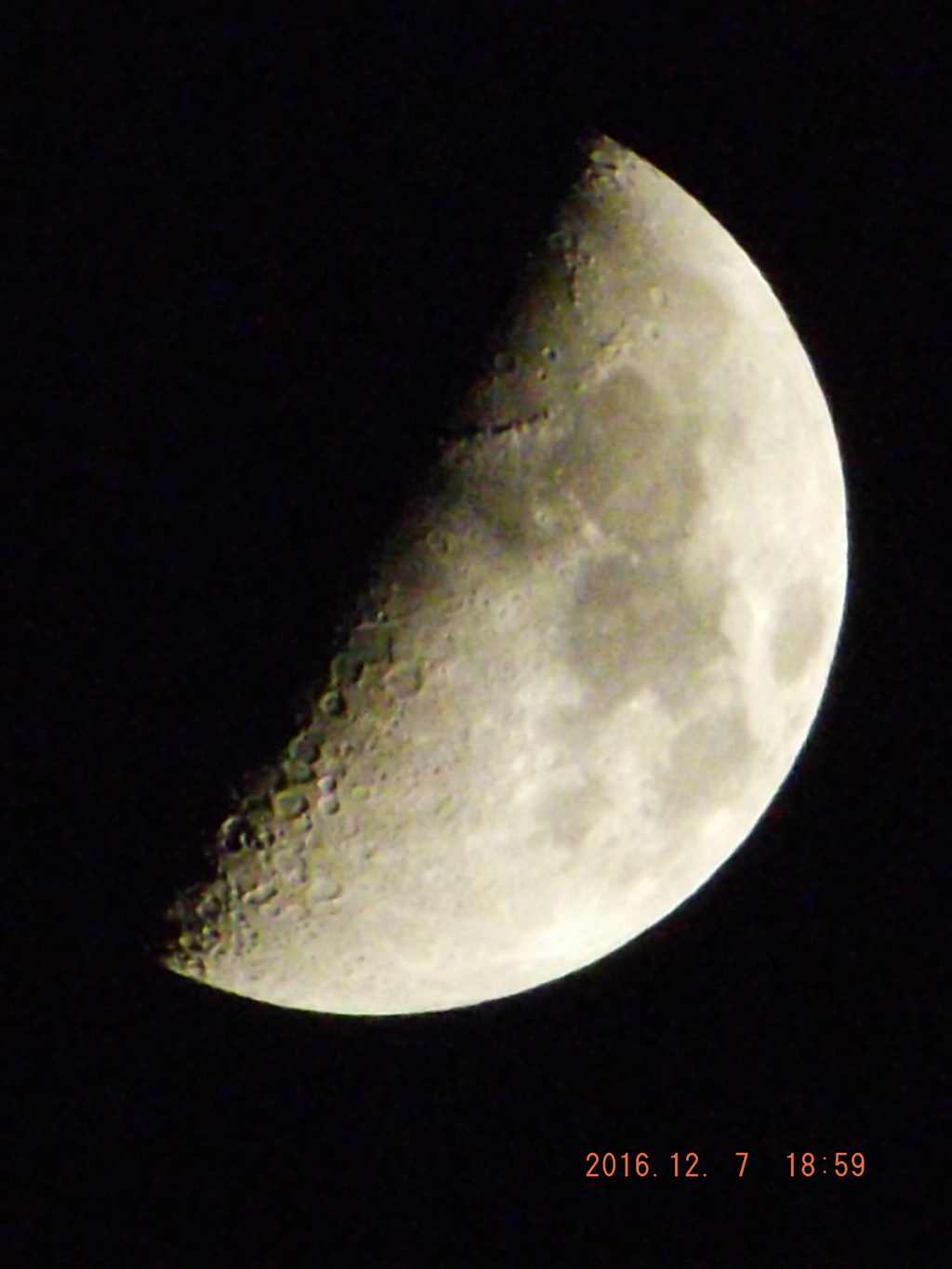 2016/12/07（水）のお月様