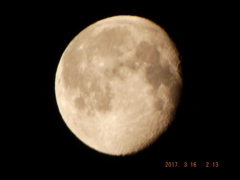 2017/03/16（木）のお月様