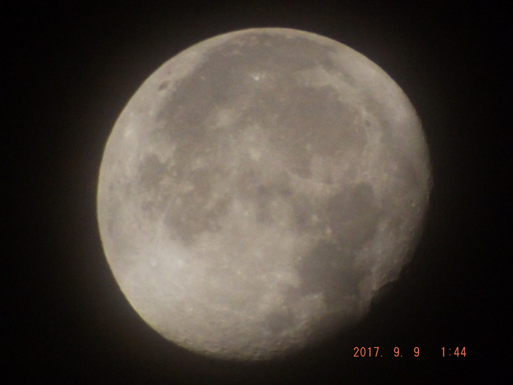 2017/09/09（土）のお月様
