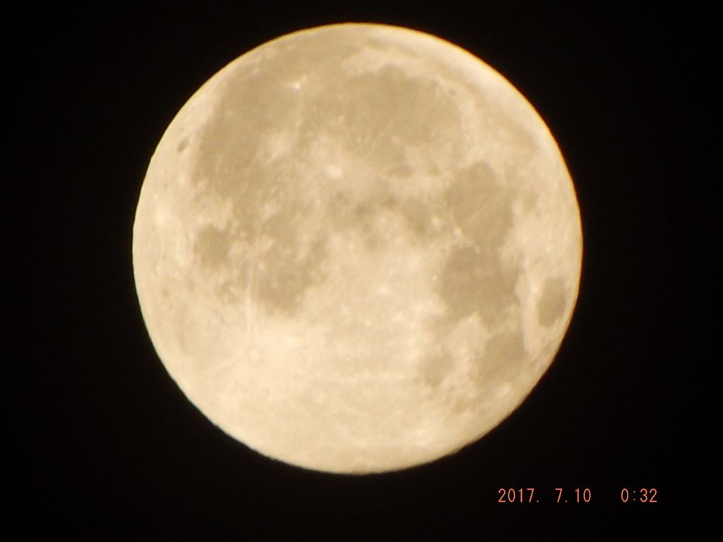 2017/07/10（月）のお月様