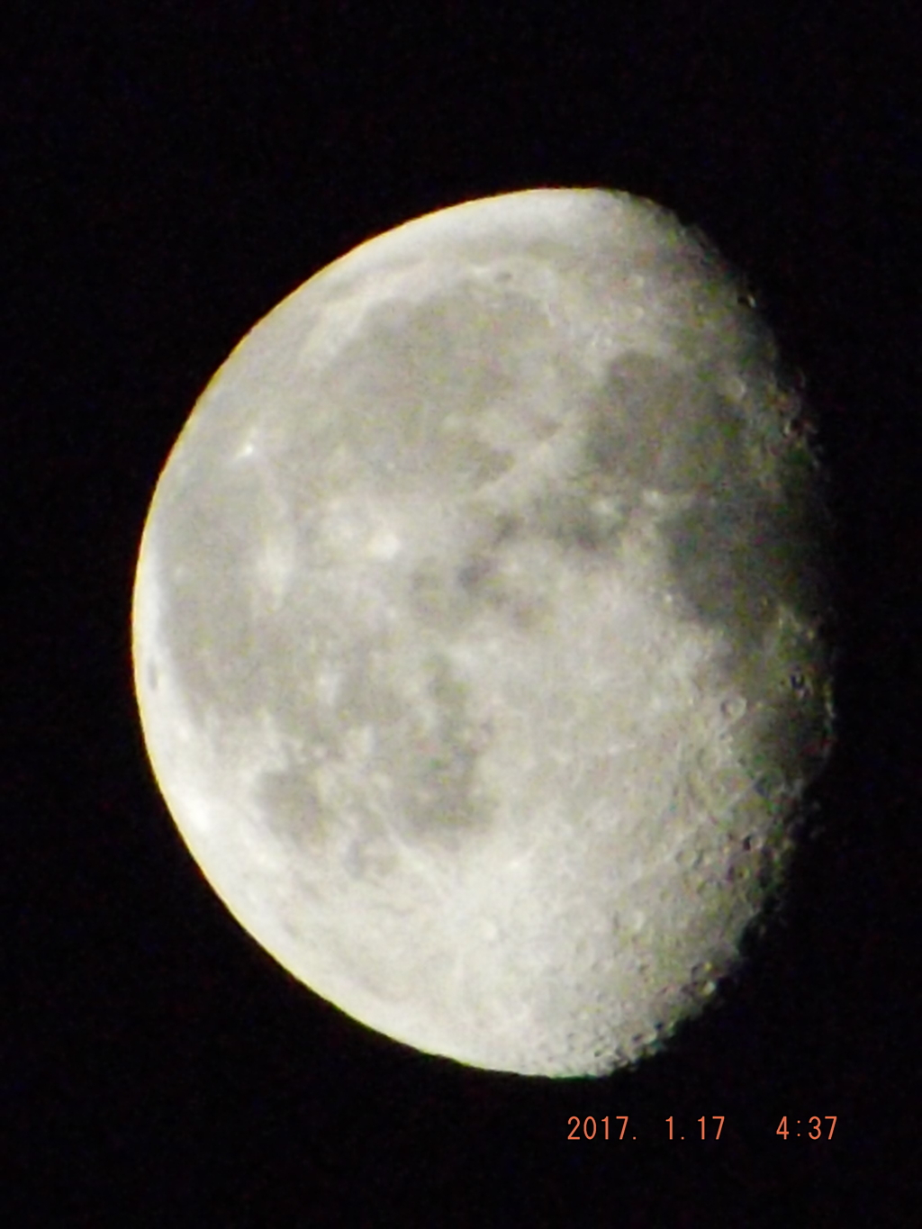 2017/01/17のお月様