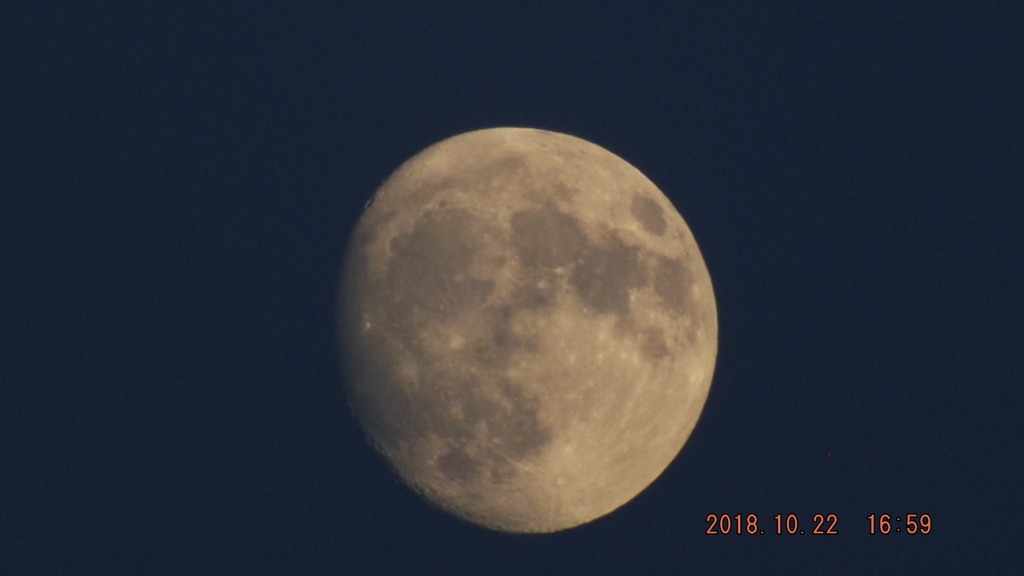 2018/10/22（月）のお月様