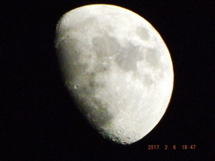 2017/02/06（月）のお月様