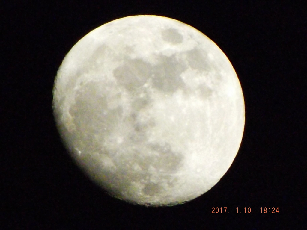 2017/01/10（火）のお月様
