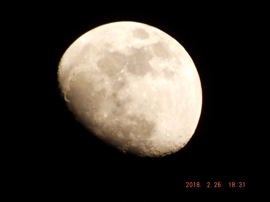 2018/02/26（月）のお月様