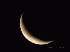 2017/01/24（火）のお月様