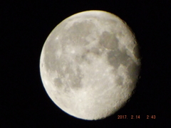 2017/02/14（火）のお月様