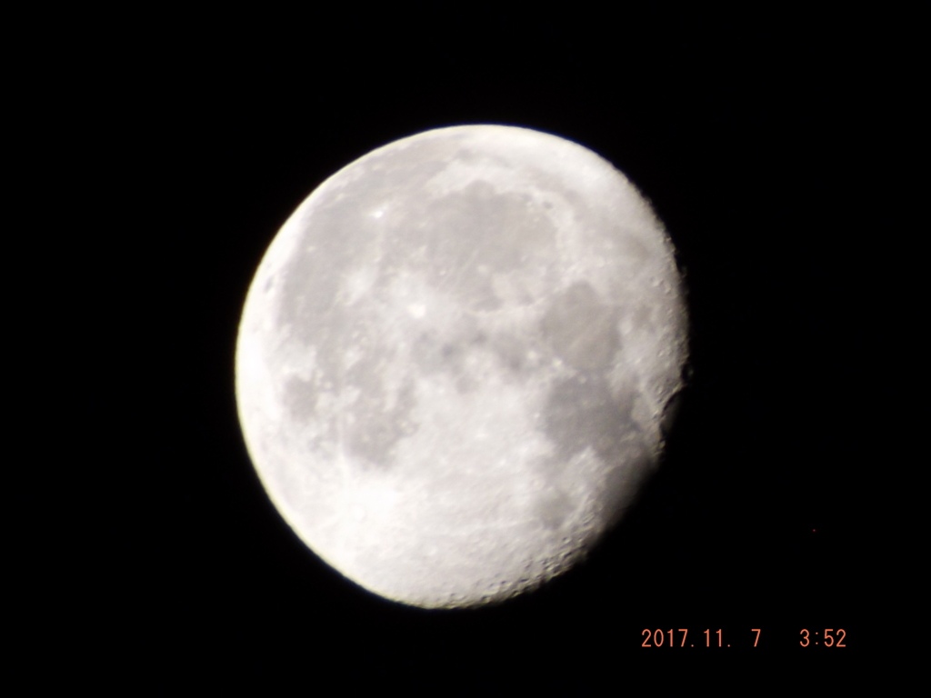 2017/11/07（火）のお月様