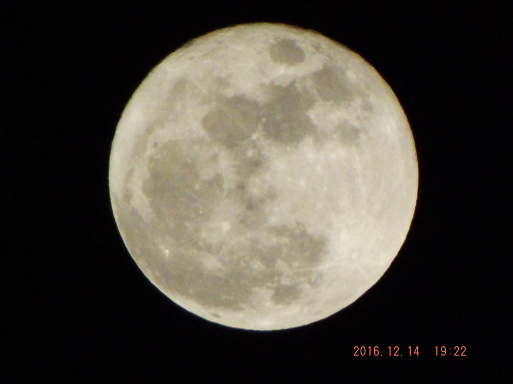 2016/12/14（水）のお月様