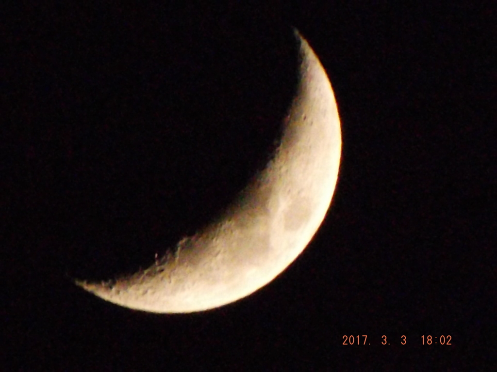 2017/03/03のお月様