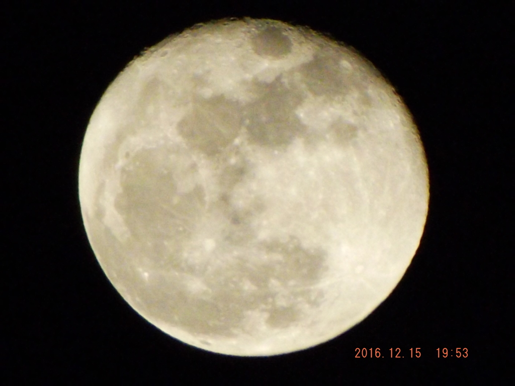 2016/12/15（木）のお月様