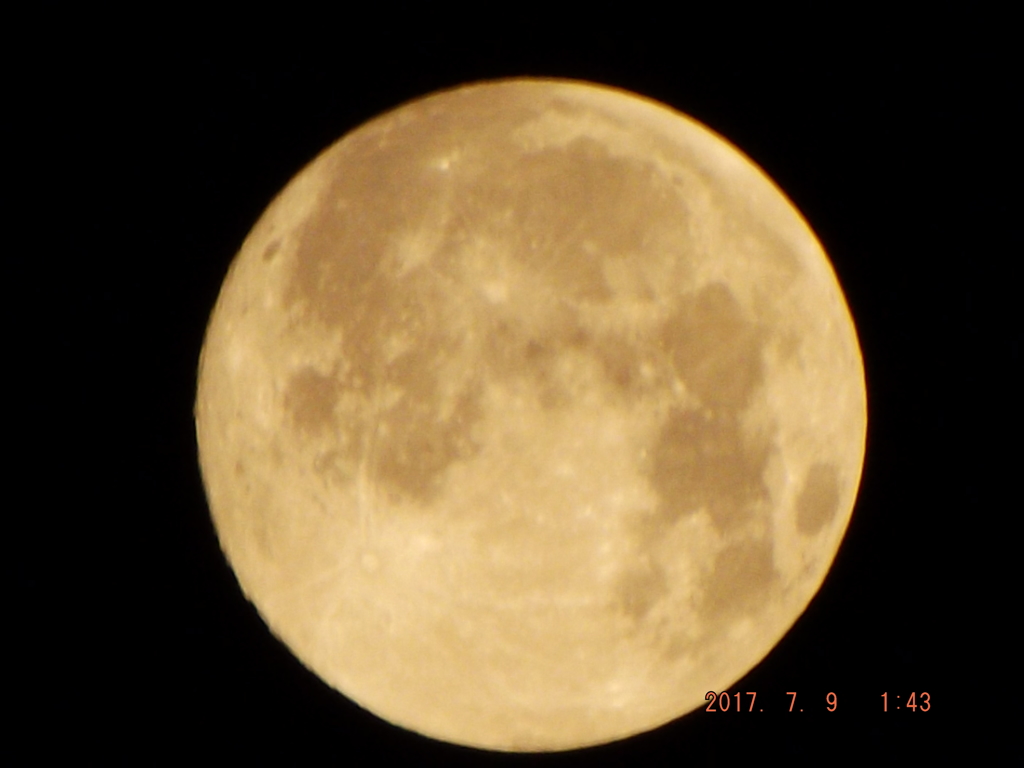 2017/07/09（日）のお月様