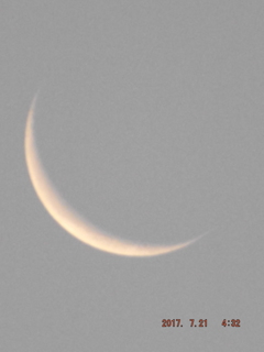 2017/07/21（金）・のお月様