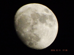 2016/12/11（日）のお月様