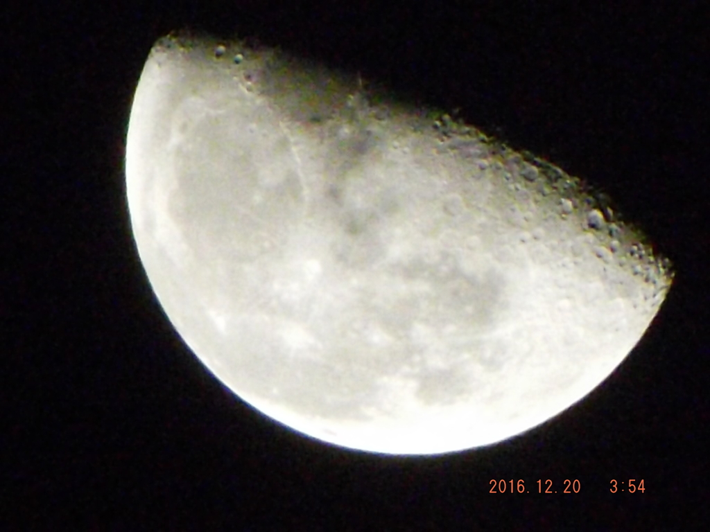 2016/12/20（火）のお月様