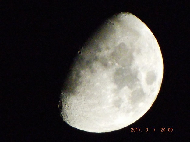 2017/03/07（火）のお月様