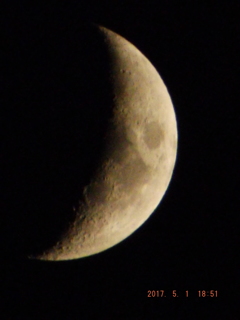 2017/05/01（月）のお月様