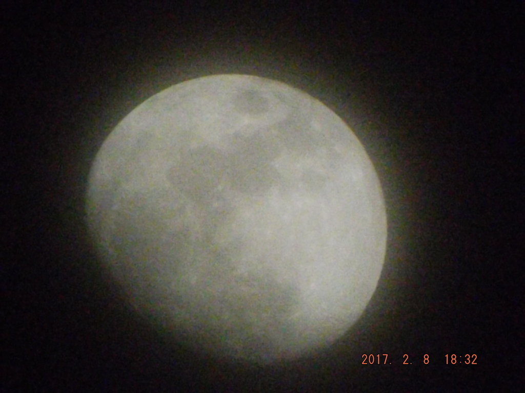 2017/02/08（水）のお月様