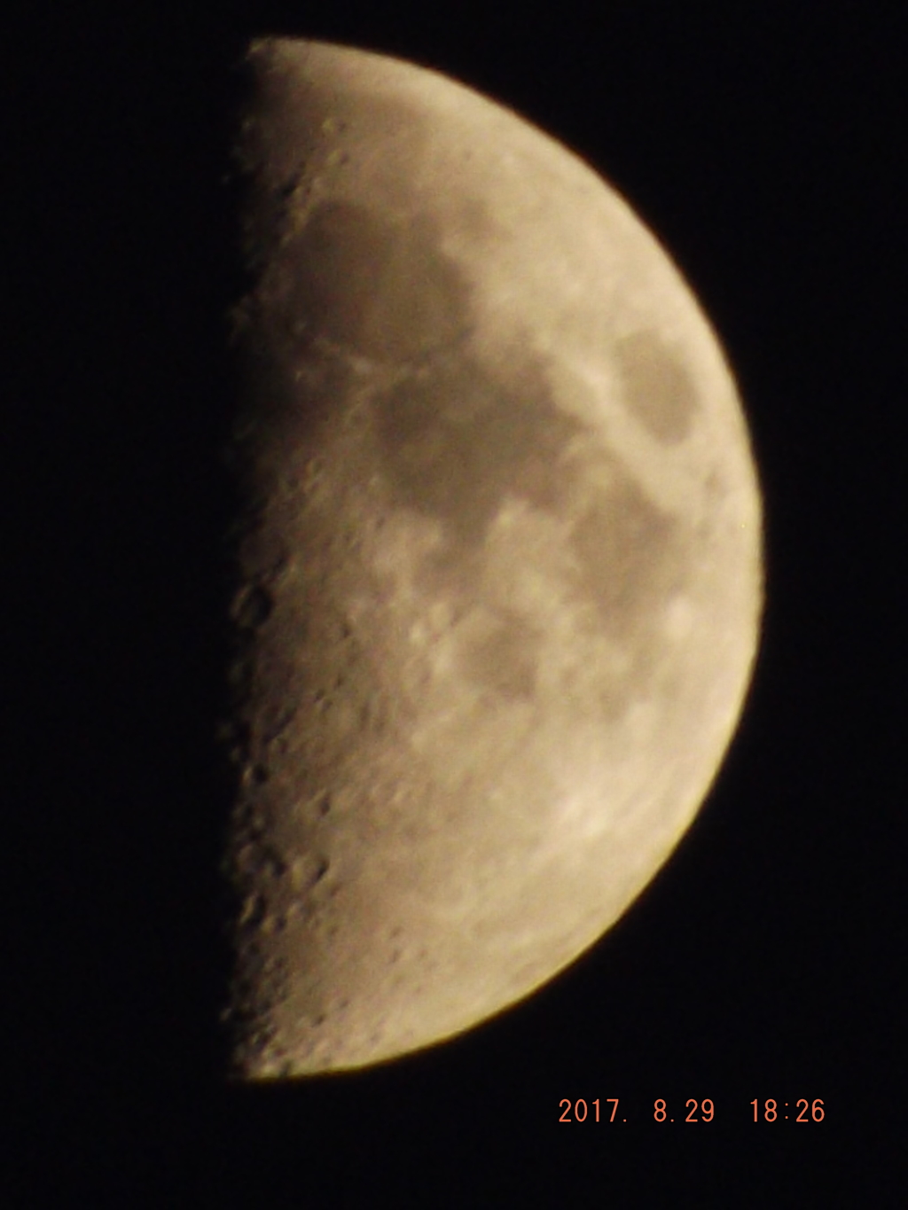 2017/08/29（火）のお月様