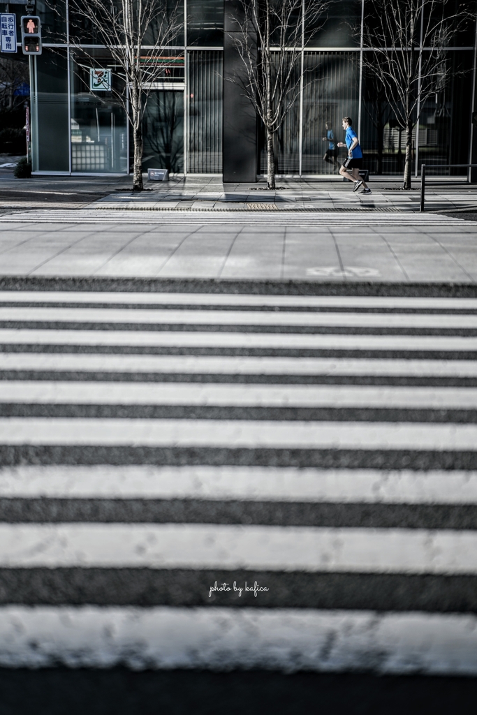 Running through the morning