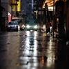 夜の熱を冷ます雨