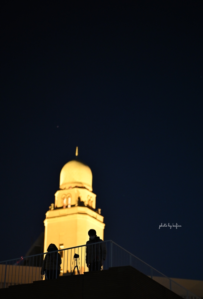 silhouette night