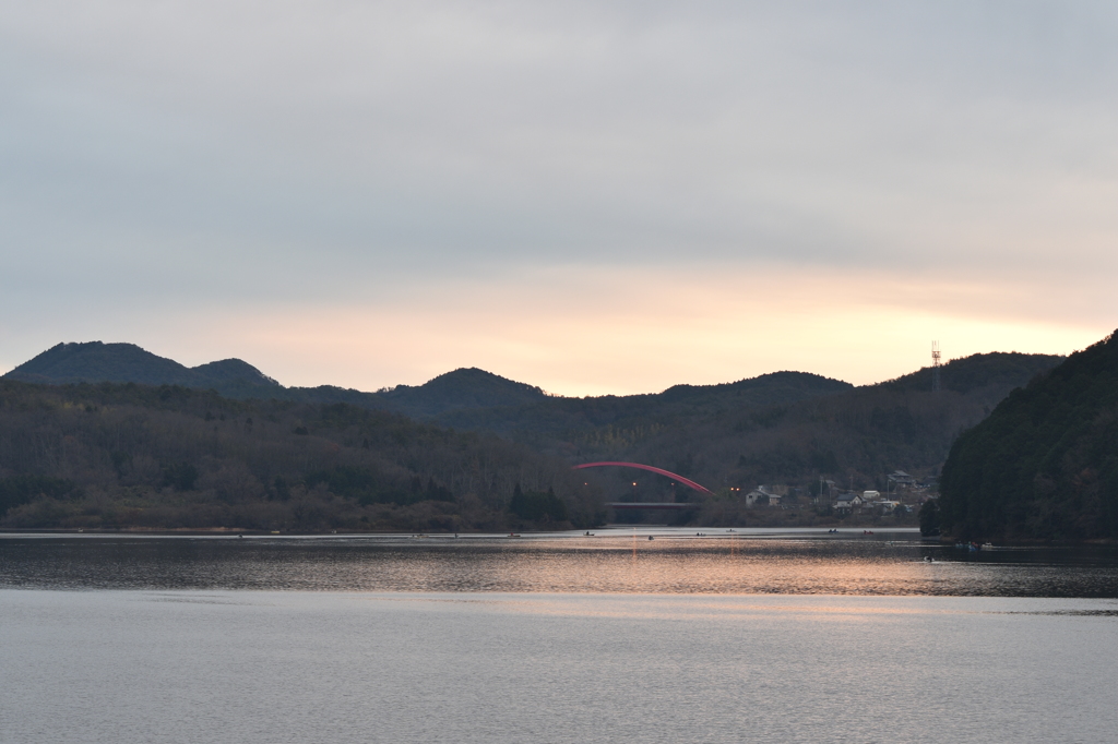 入鹿池の朝