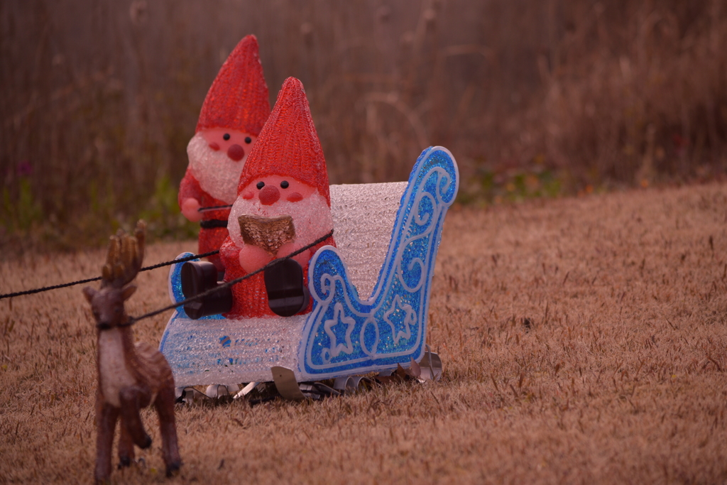 サンタさん出発‼