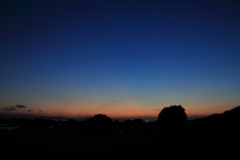 八月最後の夕焼け