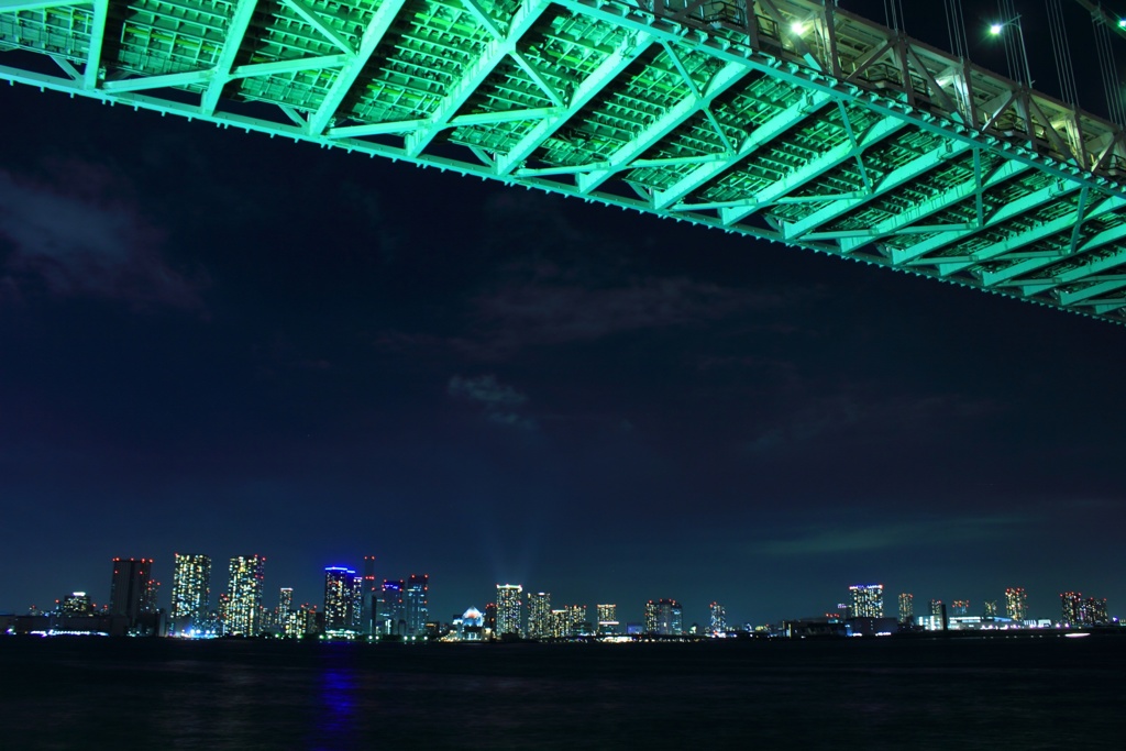 緑の夜景